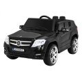 Autko City Rider Kids černé dálkové nastavení volantu pomalý start MP3 USB LED