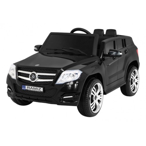 Autko City Rider Kids černé dálkové nastavení volantu pomalý start MP3 USB LED