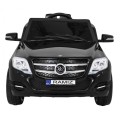 Autko City Rider Kids černé dálkové nastavení volantu pomalý start MP3 USB LED