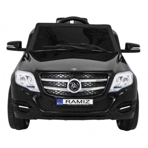 Autko City Rider Kids černé dálkové nastavení volantu pomalý start MP3 USB LED