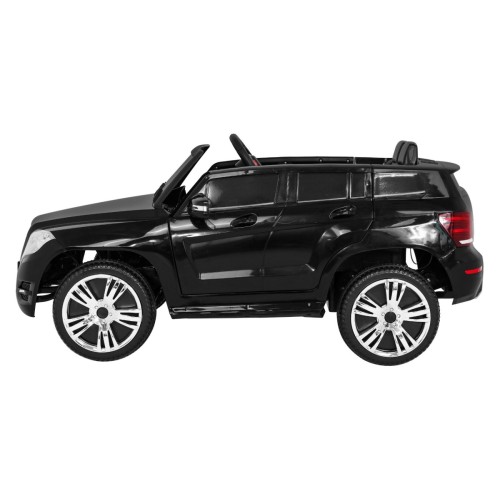 Autko City Rider Kids černé dálkové nastavení volantu pomalý start MP3 USB LED
