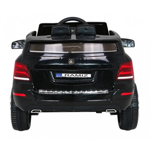 Autko City Rider Kids černé dálkové nastavení volantu pomalý start MP3 USB LED
