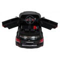 Autko City Rider Kids černé dálkové nastavení volantu pomalý start MP3 USB LED