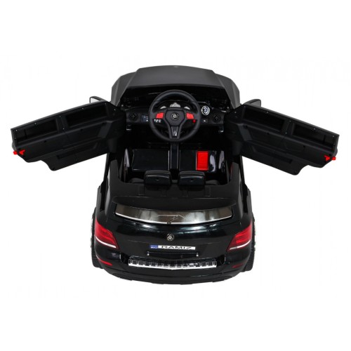 Autko City Rider Kids černé dálkové nastavení volantu pomalý start MP3 USB LED