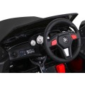 Autko City Rider Kids černé dálkové nastavení volantu pomalý start MP3 USB LED