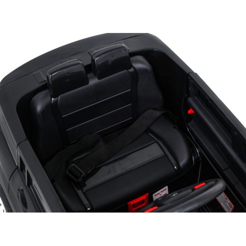 Autko City Rider Kids černé dálkové nastavení volantu pomalý start MP3 USB LED