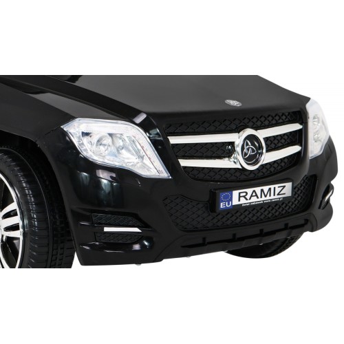Autko City Rider Kids černé dálkové nastavení volantu pomalý start MP3 USB LED