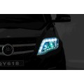 Autko City Rider Kids černé dálkové nastavení volantu pomalý start MP3 USB LED