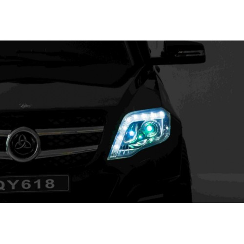 Autko City Rider Kids černé dálkové nastavení volantu pomalý start MP3 USB LED