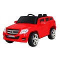 Autko City Rider Kids červené dálkové nastavení volantu pomalý start MP3 USB LED