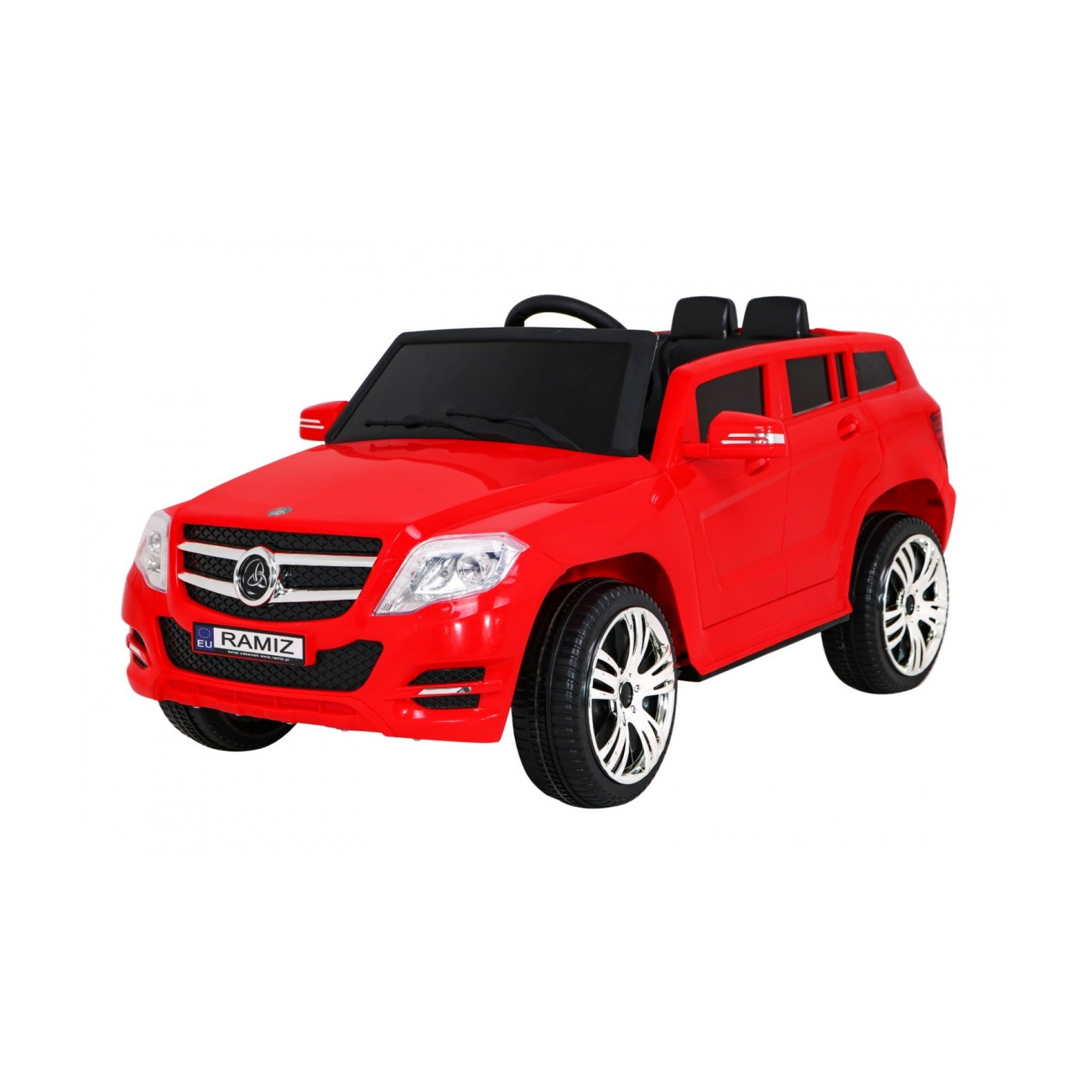 Autko City Rider Kids červené dálkové nastavení volantu pomalý start MP3 USB LED