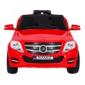 Autko City Rider Kids červené dálkové nastavení volantu pomalý start MP3 USB LED