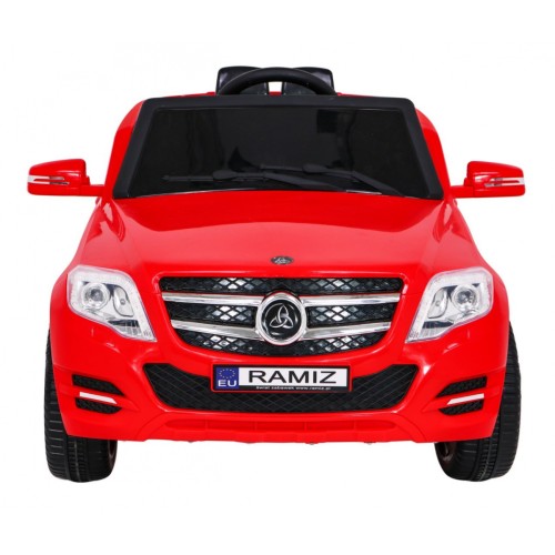 Autko City Rider Kids červené dálkové nastavení volantu pomalý start MP3 USB LED