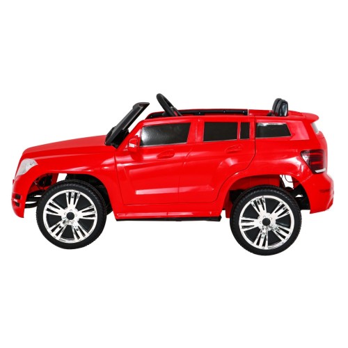 Autko City Rider Kids červené dálkové nastavení volantu pomalý start MP3 USB LED