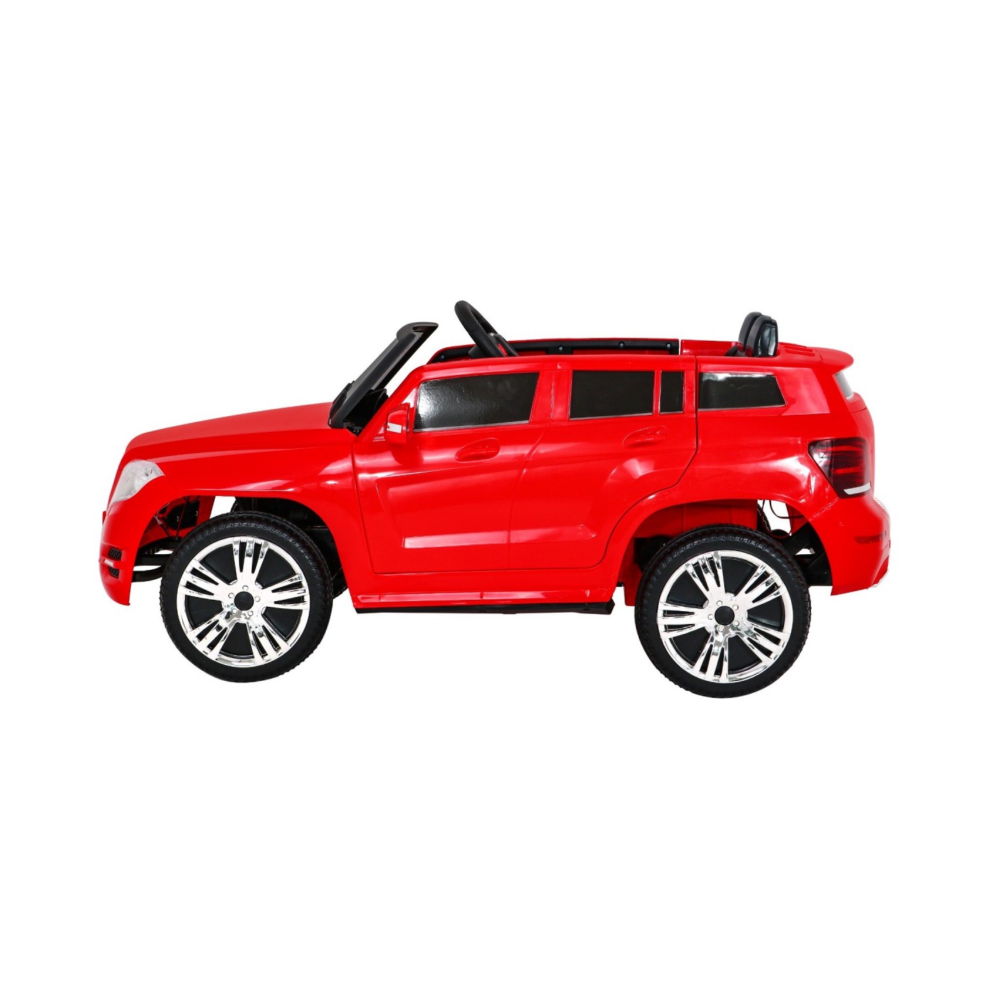Autko City Rider Kids červené dálkové nastavení volantu pomalý start MP3 USB LED