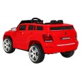 Autko City Rider Kids červené dálkové nastavení volantu pomalý start MP3 USB LED