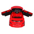 Autko City Rider Kids červené dálkové nastavení volantu pomalý start MP3 USB LED