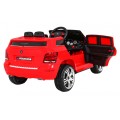 Autko City Rider Kids červené dálkové nastavení volantu pomalý start MP3 USB LED
