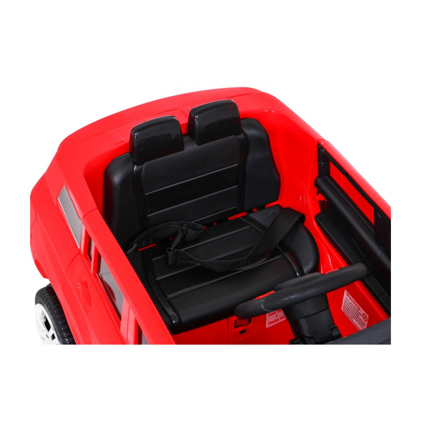 Autko City Rider Kids červené dálkové nastavení volantu pomalý start MP3 USB LED