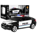 BMW x6 Dětské policejní auto 8+ Dálkové ovládání Policie 1:24 Světla kohout