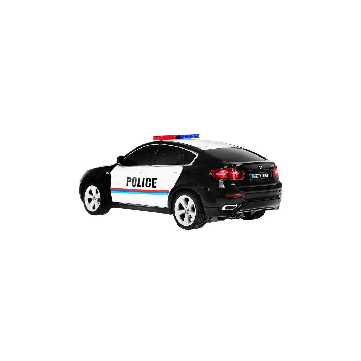 BMW x6 Dětské policejní auto 8+ Dálkové ovládání Policie 1:24 Světla kohout