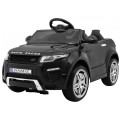 Autko Rapid Racer Electric Kids černá + dálkové ovládání + pomalý start + EVA + MP3 LED