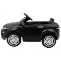 Autko Rapid Racer Electric Kids černá + dálkové ovládání + pomalý start + EVA + MP3 LED