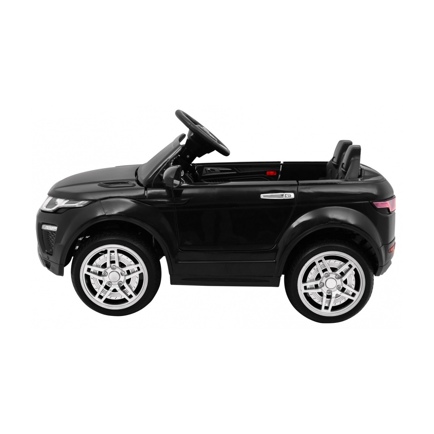 Autko Rapid Racer Electric Kids černá + dálkové ovládání + pomalý start + EVA + MP3 LED
