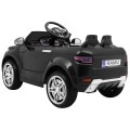 Autko Rapid Racer Electric Kids černá + dálkové ovládání + pomalý start + EVA + MP3 LED