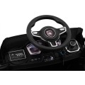 Autko Rapid Racer Electric Kids černá + dálkové ovládání + pomalý start + EVA + MP3 LED