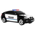 BMW x6 Dětské policejní auto 8+ Dálkové ovládání Policie 1:24 Světla kohout