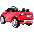 Auto Rapid Racer Elektrický Dětský Červený + Dálkové Ovládání + Pomalý Start + EVA + MP3 LED