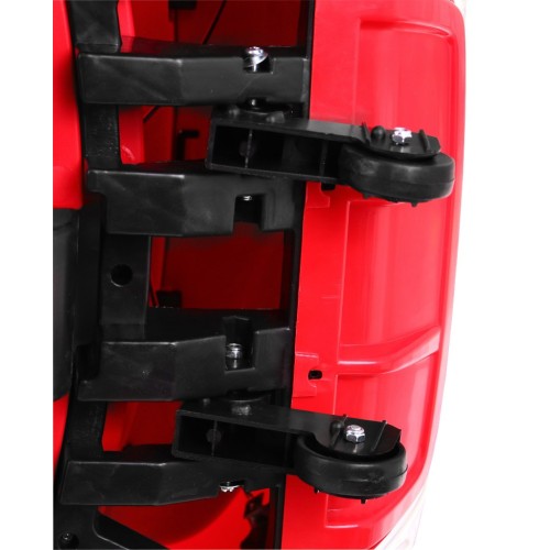 Auto Rapid Racer Elektrický Dětský Červený + Dálkové Ovládání + Pomalý Start + EVA + MP3 LED