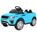 Auto Rapid Racer Elektrický Dětský Modrý Dálkový Pomalý Start EVA MP3 LED