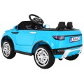 Auto Rapid Racer Elektrický Dětský Modrý Dálkový Pomalý Start EVA MP3 LED