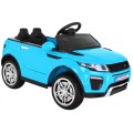 Auto Rapid Racer Elektrický Dětský Modrý Dálkový Pomalý Start EVA MP3 LED