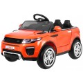 Autko Rapid Racer elektrické děti oranžové + dálkové ovládání + pomalý start + EVA + MP3 LED