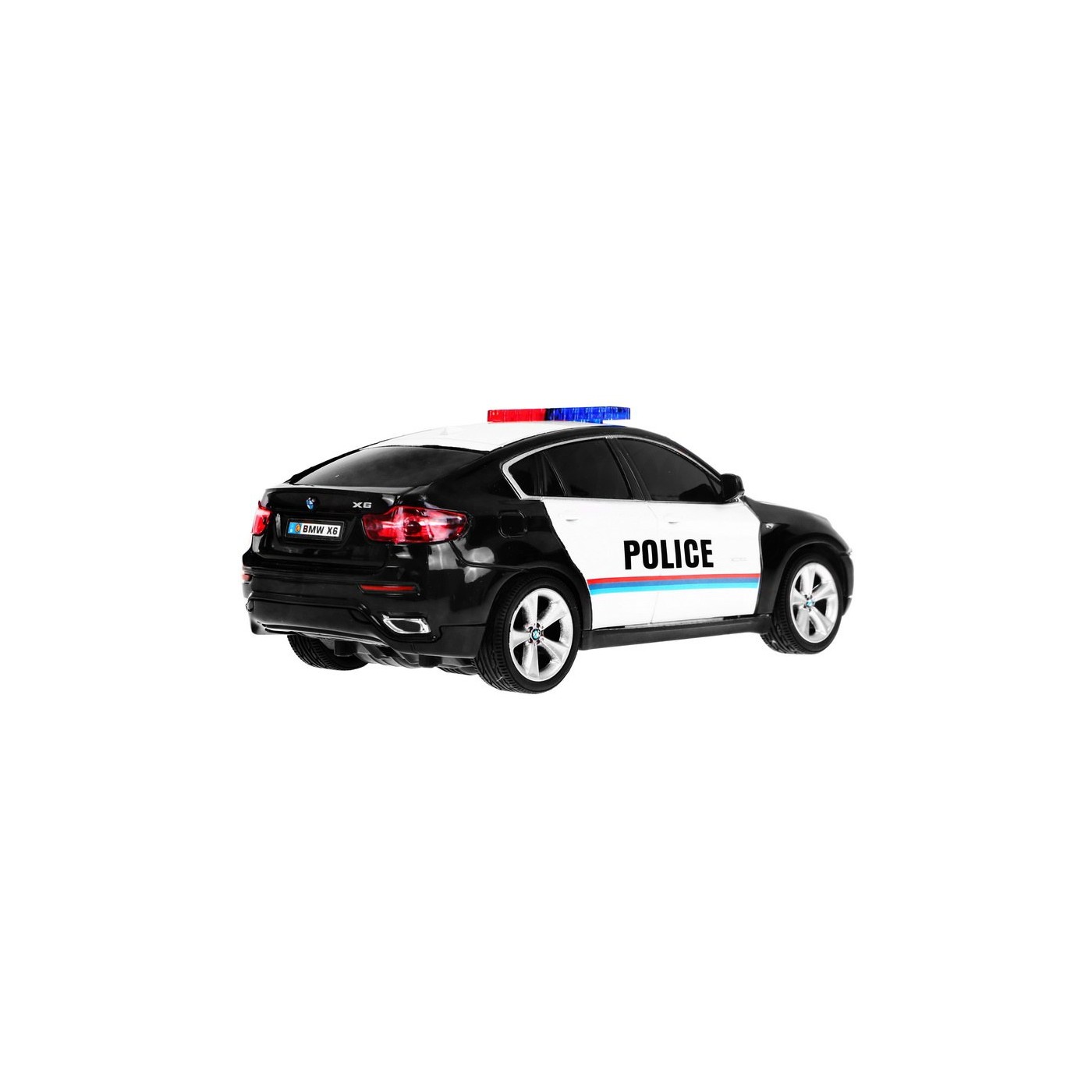 BMW x6 Dětské policejní auto 8+ Dálkové ovládání Policie 1:24 Světla kohout