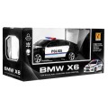 BMW x6 Dětské policejní auto 8+ Dálkové ovládání Policie 1:24 Světla kohout