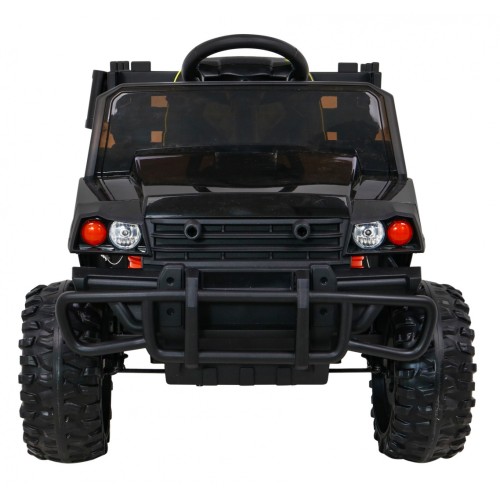 Autko Farmer Pick-Up Kids černý dálkový kufr EVA Lopata MP3 LED