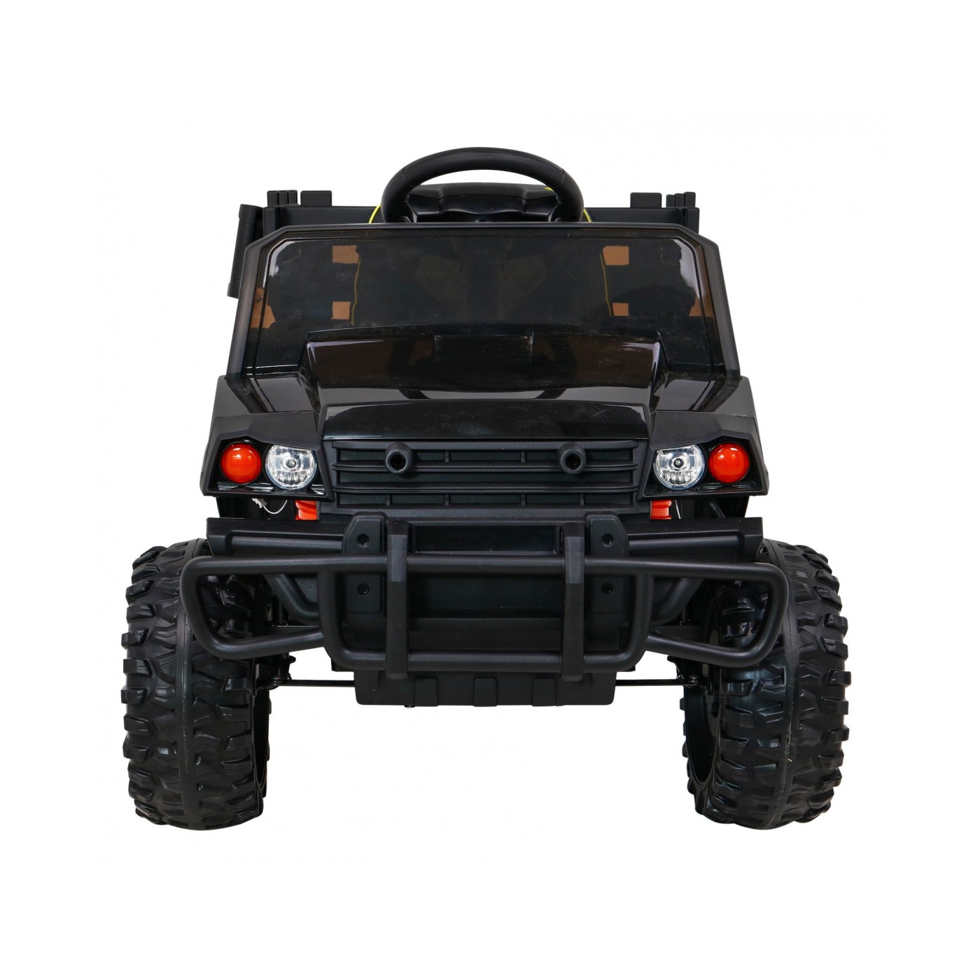 Autko Farmer Pick-Up Kids černý dálkový kufr EVA Lopata MP3 LED