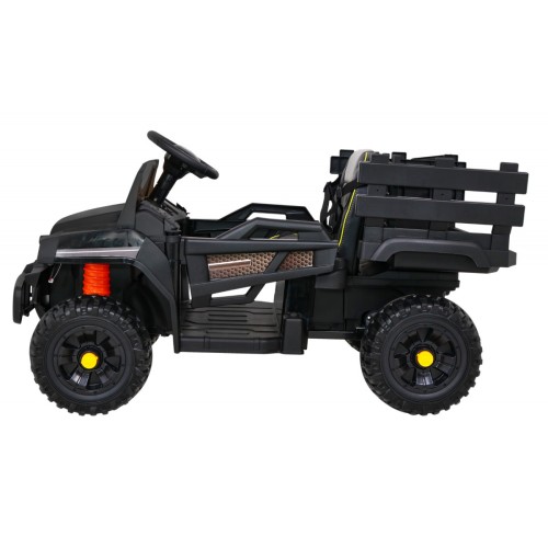 Autko Farmer Pick-Up Kids černý dálkový kufr EVA Lopata MP3 LED