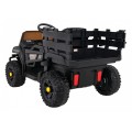 Autko Farmer Pick-Up Kids černý dálkový kufr EVA Lopata MP3 LED