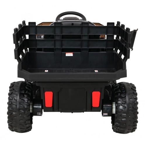 Autko Farmer Pick-Up Kids černý dálkový kufr EVA Lopata MP3 LED