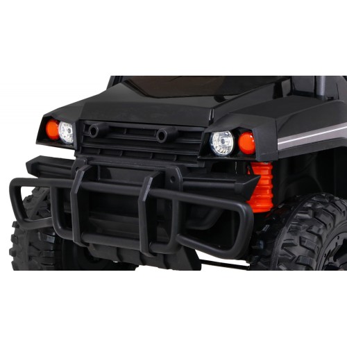 Autko Farmer Pick-Up Kids černý dálkový kufr EVA Lopata MP3 LED