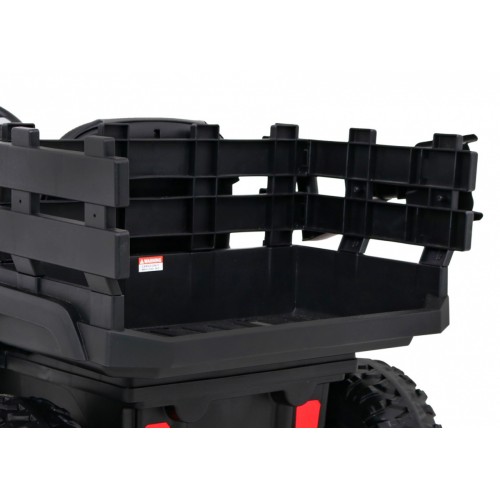 Autko Farmer Pick-Up Kids černý dálkový kufr EVA Lopata MP3 LED