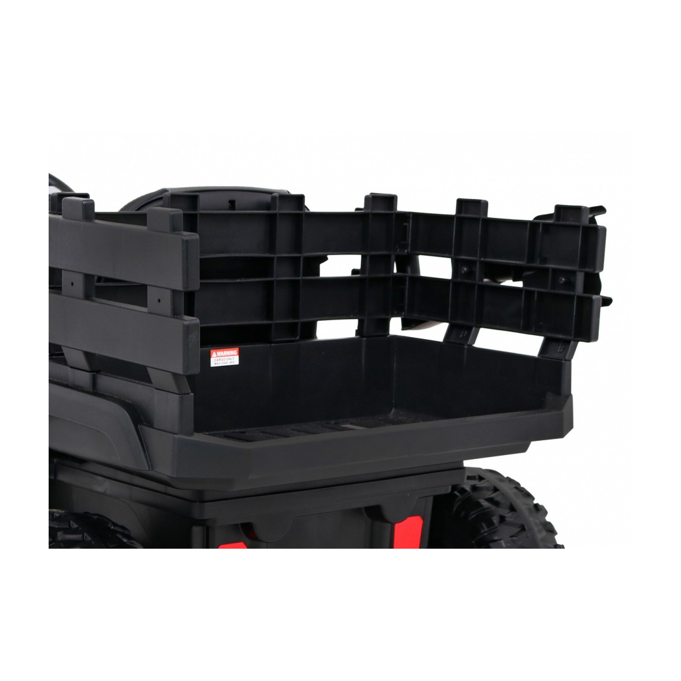 Autko Farmer Pick-Up Kids černý dálkový kufr EVA Lopata MP3 LED