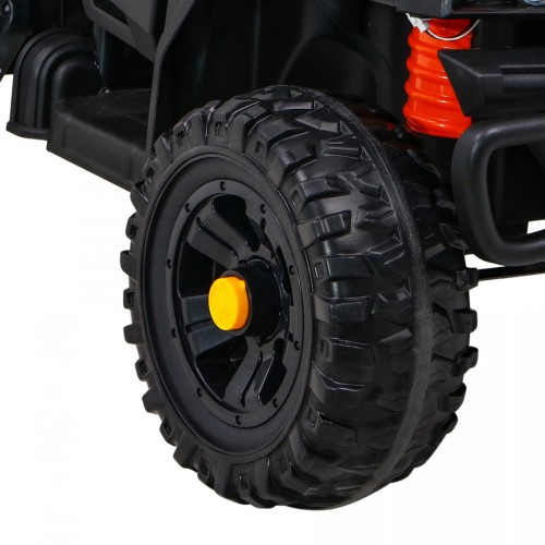 Autko Farmer Pick-Up Kids černý dálkový kufr EVA Lopata MP3 LED