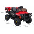 Autko Farmer Pick-up Děti Červený Dálkový Kufr EVA Lopata MP3 LED
