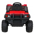 Autko Farmer Pick-up Děti Červený Dálkový Kufr EVA Lopata MP3 LED
